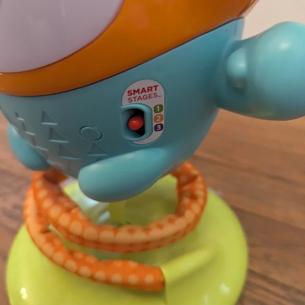 Fisher Price Baby‎ Toddler Learning Toy DJ Bouncin’ Star Music Orange 3 Levels